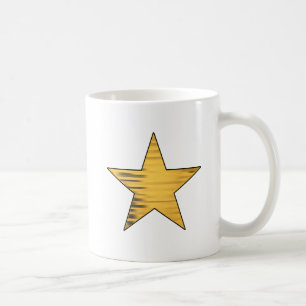 Caneca De Café Estrela Dourado