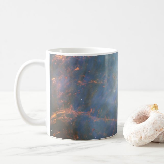 Caneca De Café Estrela Neutrônica Central Na Nebulosa Do Carangue (Com Donut)
