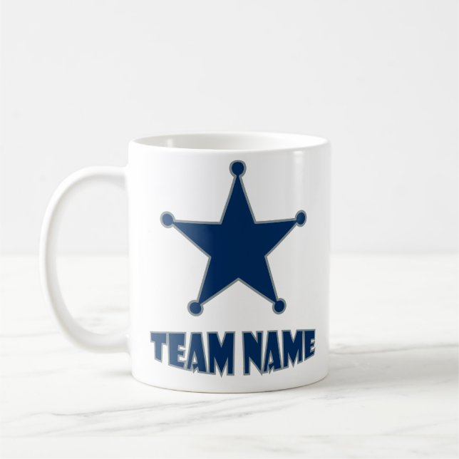 Caneca De Café Estrela Personalizada Única Personalizada (Esquerda)