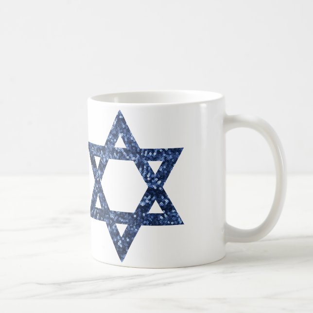 Caneca De Café estrela sequencial de david (Direita)