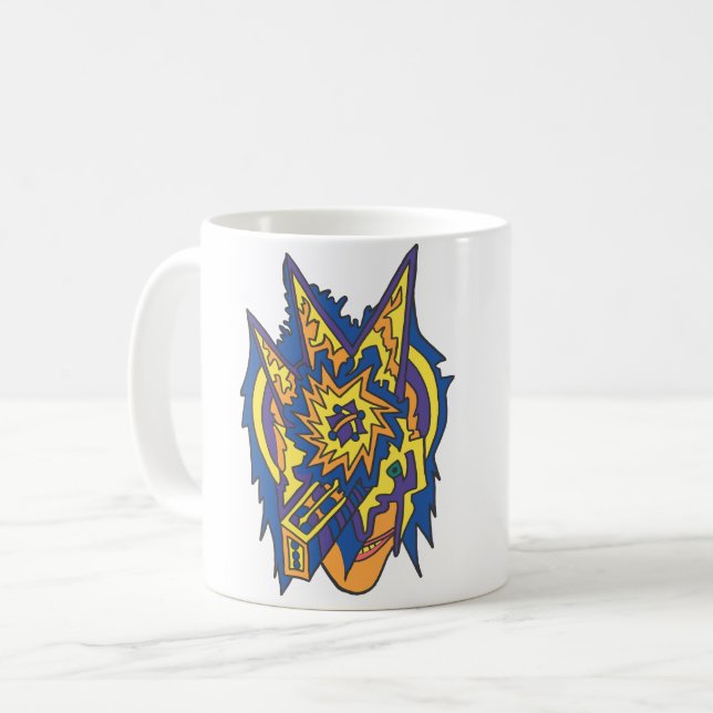 Caneca De Café Estrela Sônica (Frente Esquerda)