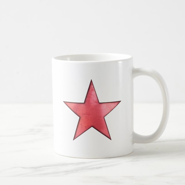 Caneca De Café estrela vermelha (Direita)