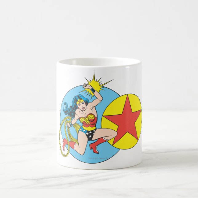 Caneca De Café Estrela Vermelha da Mulher Maravilha (Centro)