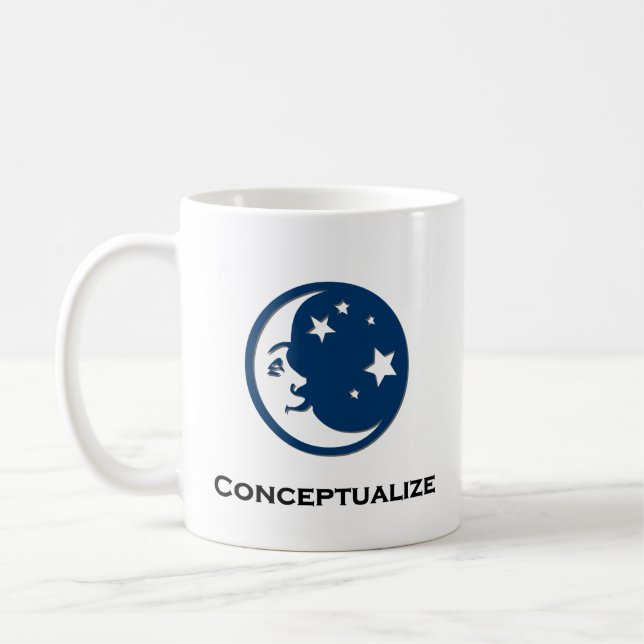 Caneca De Café Estrelas da Lua Conceituam (Esquerda)