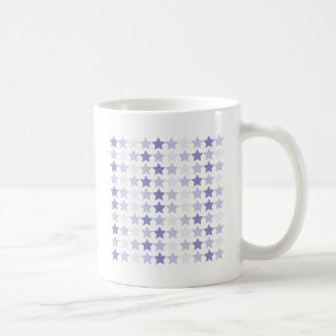 Caneca De Café Estrelas de Ombre Azul Patriótica