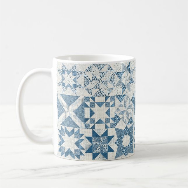 Caneca De Café Estrelas de retalhamento tradicionais mais baratas (Esquerda)