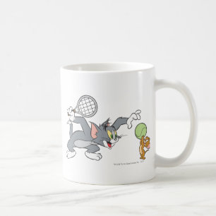 Caneca De Café Estrelas de tênis 2 de Tom e de Jerry