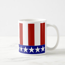 Caneca De Café Estrelas e faixas
