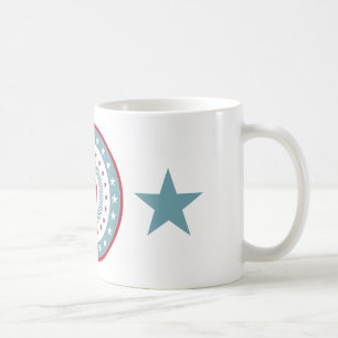 Caneca De Café Estrelas e faixas 4 de julho Mug de café