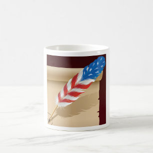 Caneca De Café Estrelas E Folhas De Estrelas