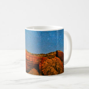 Caneca De Café Estrelas e Rock Vermelho