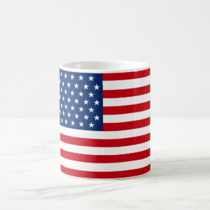 Caneca De Café Estrelas e Stripes EUA