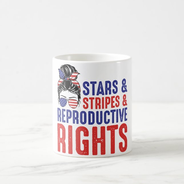 Caneca De Café Estrelas Grevem Direitos Reprodutivos (Centro)