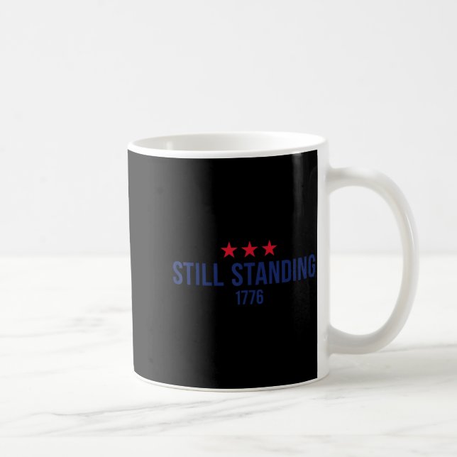 Caneca De Café Estrelas Patrióticas de Pé Desde 1776 4 de Julho (Direita)