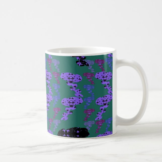 Caneca De Café Estrelas Rosas (Direita)