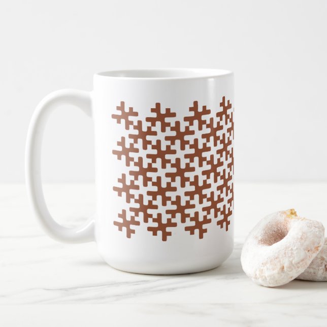 Caneca De Café Estrutura 5 | Ferrugem (Com Donut)