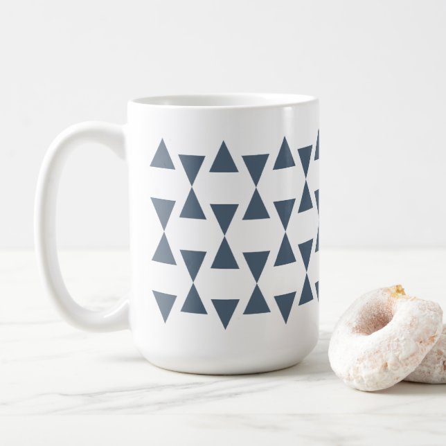 Caneca De Café Estrutura A | Azul Ardósia (Com Donut)