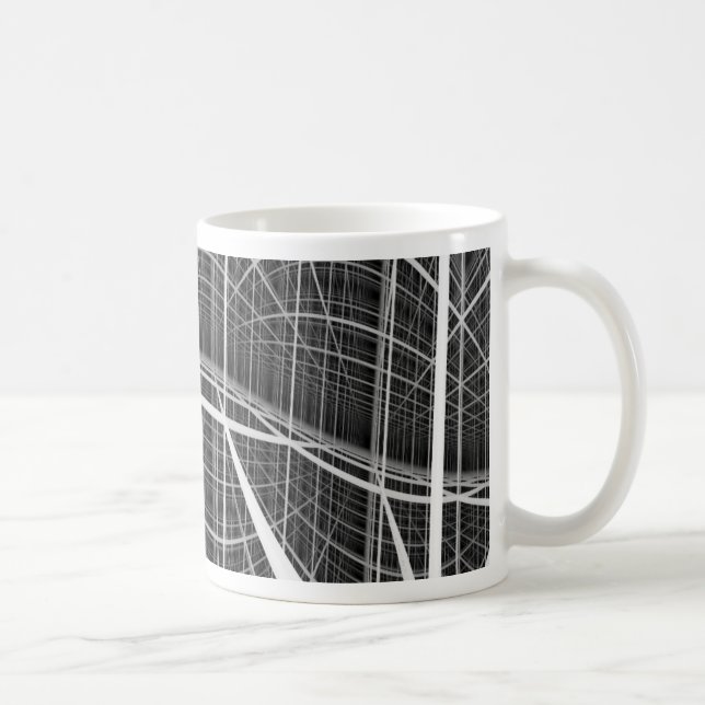 Caneca De Café estrutura cúbica (Direita)