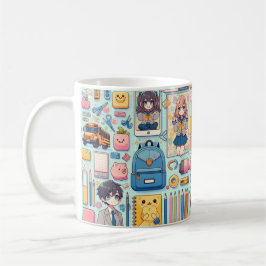 Caneca De Café estudante de animação