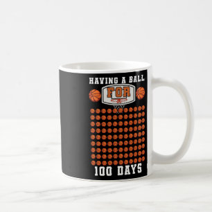 Caneca De Café Estudante De Bysketbyll 100º Dia Tendo Morrido 100