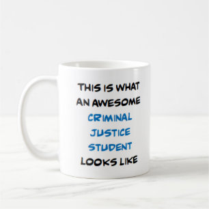 Caneca De Café estudante de justiça criminal, incrível