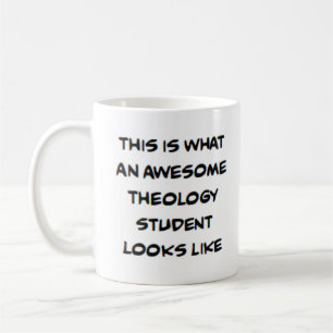 Caneca De Café estudante de teologia, incrível