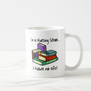 Caneca De Café Estudante dos cuidados