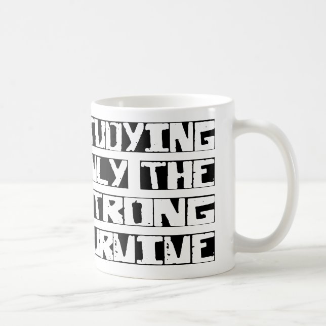 Caneca De Café Estudar sobrevive (Direita)