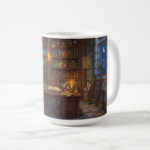 Caneca De Café Estúdio de Casa de Feiticeiro Bruxa Antiga