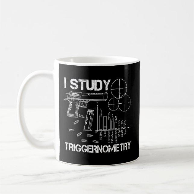 Caneca De Café Estudo Arma de Triggernometria (Esquerda)