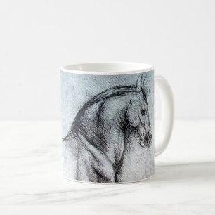 Caneca De Café Estudo dos Cavalos, Leonardo da Vinci