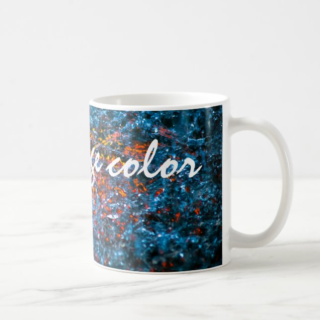 Caneca De Café Estudo Em Aquarela - Laranja (Direita)