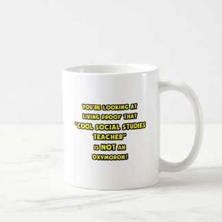 Caneca De Café Estudos Sociais legal Professora NÃO É Oxímoro