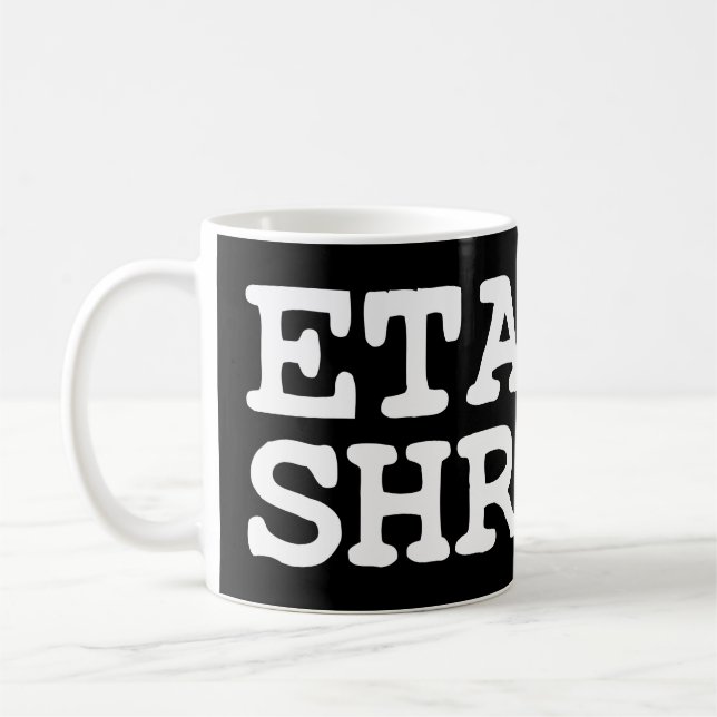 CANECA DE CAFÉ ETAOIN! SHRDLU! (Esquerda)