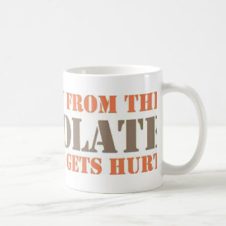 Caneca De Café Etapa longe do chocolate