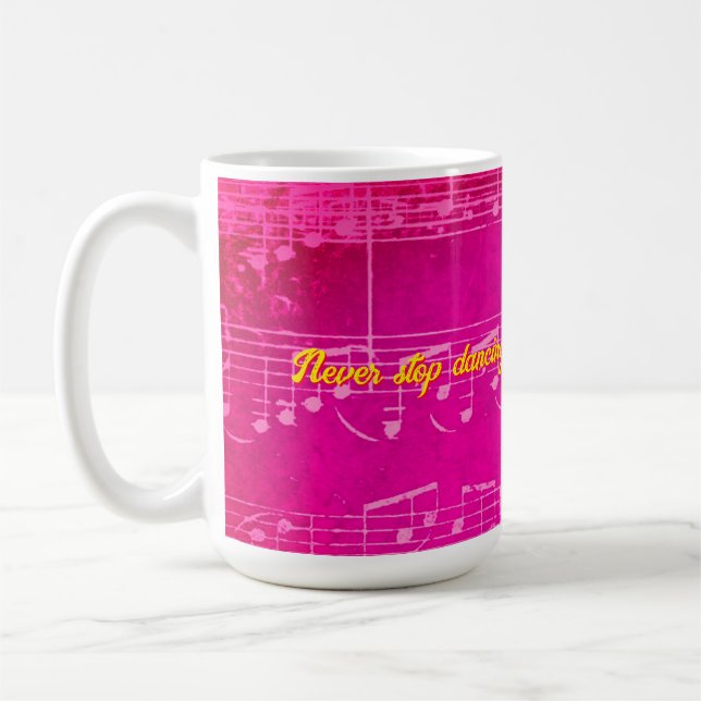 Caneca De Café Etapas Musicais - Cha-Cha-Charming Mug (Esquerda)