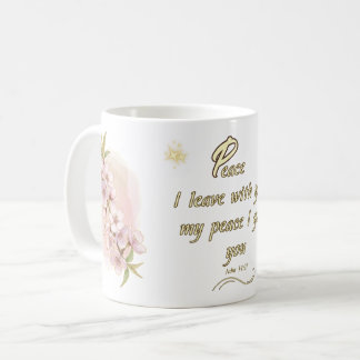 Caneca De Café Eternal Peace Mug: 'John 14:27' Bible Verse Design