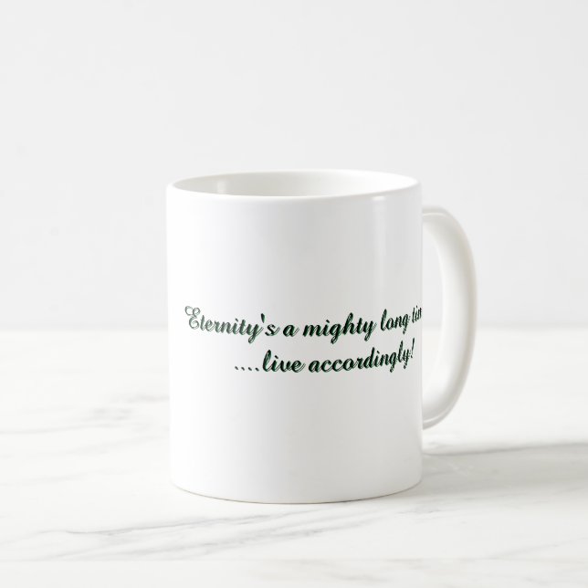 Caneca De Café Eternity Classic Mug, 11 oz (Frente Esquerda)