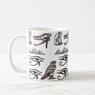 Caneca De Café Eterno egípcio Antiguidades Padrões digitais