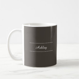 Caneca De Café Eterno - Terrestre Brown Name Mug