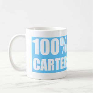 Caneca De Café etiqueta de Carter