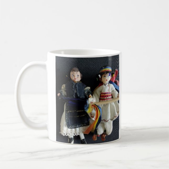 Caneca De Café Etiqueta de presente de casamento (Esquerda)