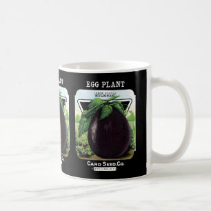 Caneca De Café Etiqueta do pacote da semente da planta de ovo