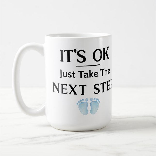 CANECA DE CAFÉ ÉTUDO BEM, APENAS DÊ O PRÓXIMO PASSO (Esquerda)
