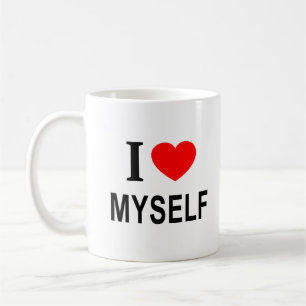 Caneca De Café Eu ❤️ A MIM MESMO Eu AMO A MIM MESMO Eu AMO A MIM 