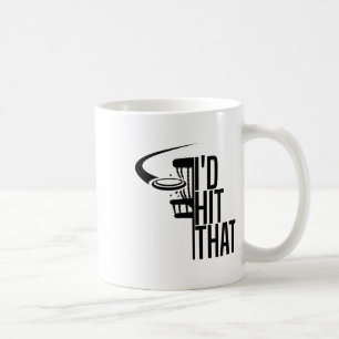 Caneca De Café Eu Acertaria Aquilo Presente Engraçado de Esportes