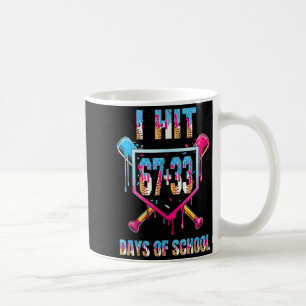 Caneca De Café Eu Acertei 67+33 100 Dias De Escola Meninos Beiseb
