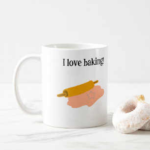 Caneca De Café Eu Adoro Baking