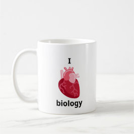 Caneca De Café Eu adoro biologia