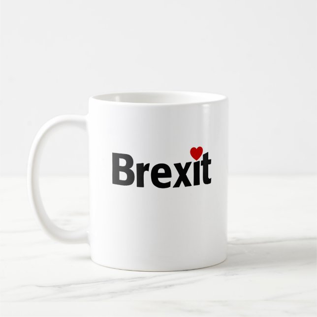 Caneca De Café Eu Adoro Brexit (Esquerda)